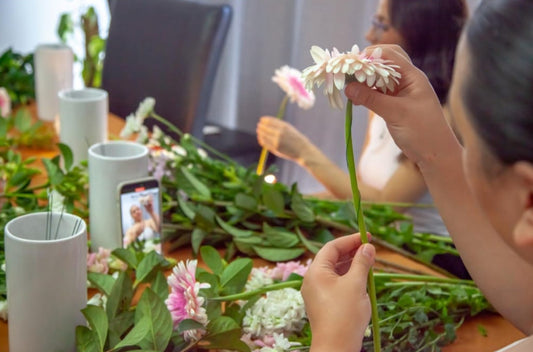 🌸 Petals & Pinot — Girls’ Day Floral Workshop