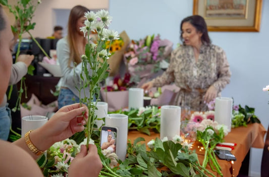 🌸 Petals & Pinot — Girls’ Day Floral Workshop