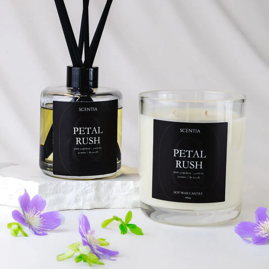 SCENTIA - Candle & Reed Diffuser Bundle